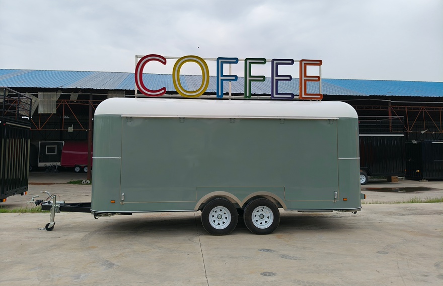 custom coffee trailer